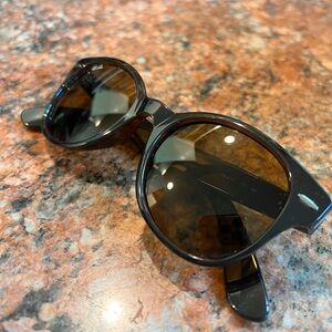 Ray Ban Rounded Wayfarer Sunglasses RB4141 Havana Brown